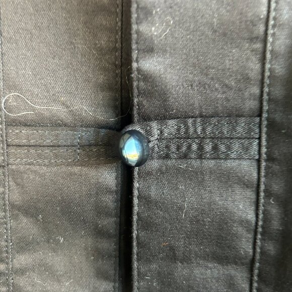 YMAA Men’s Tai Chi Traditional Black Tang Kung Fu Shirt USA Made Size Small - Picture 5 of 7